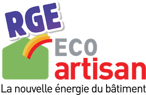 Logo RGE Eco Artisan Massé Menuiserie, menuisier à Saint-Martin-des-Tilleuls